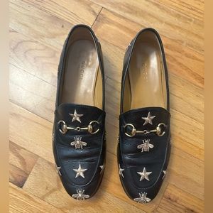 Gucci Bee & Star Loafers